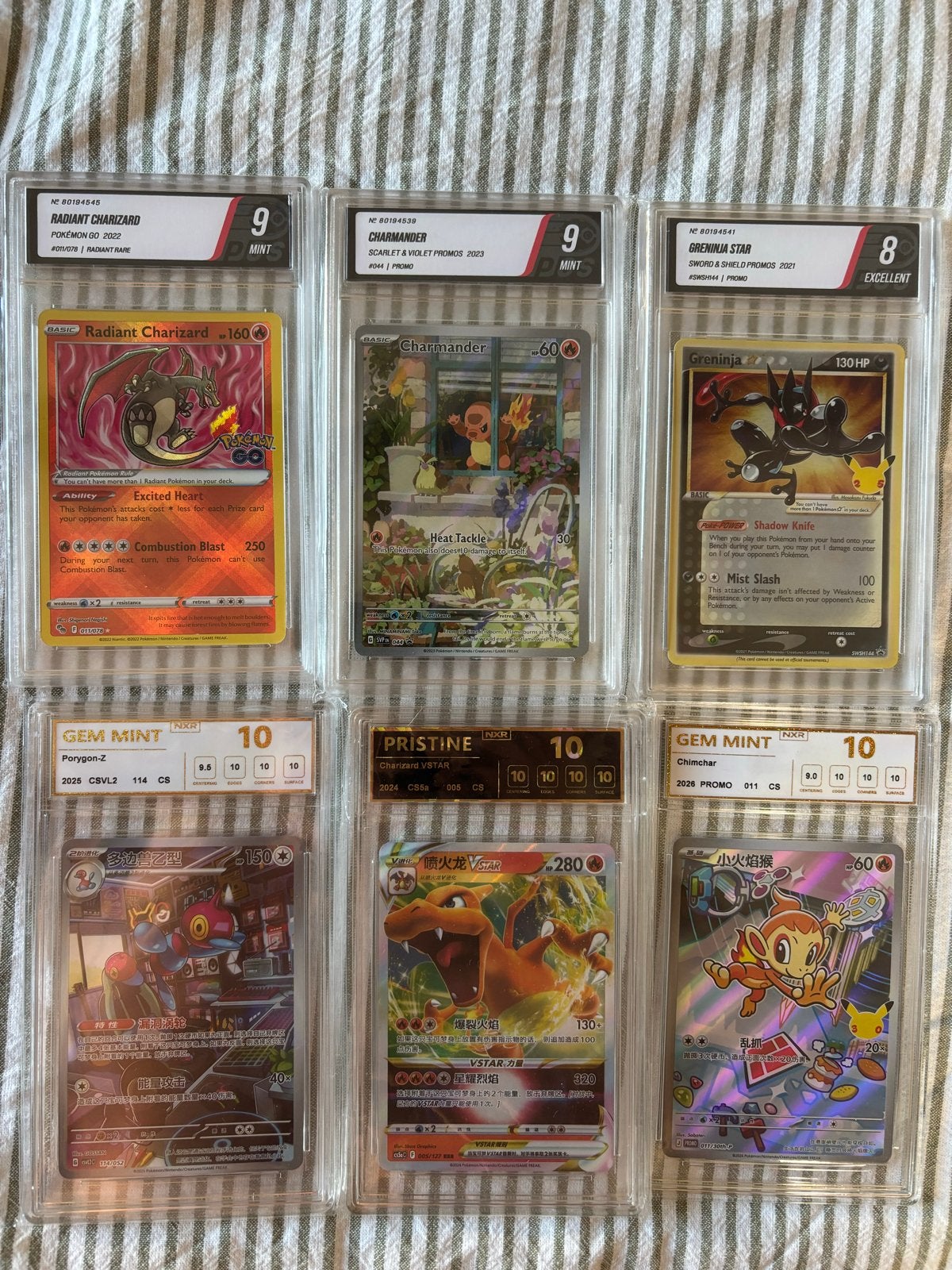Graded Pokémon Kaarten, Verzenden, Zo goed als nieuw, Meerdere kaarten