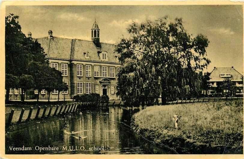 377-702-041 Veendam Openbare MULO School, Verzenden, Voor 1920, Groningen