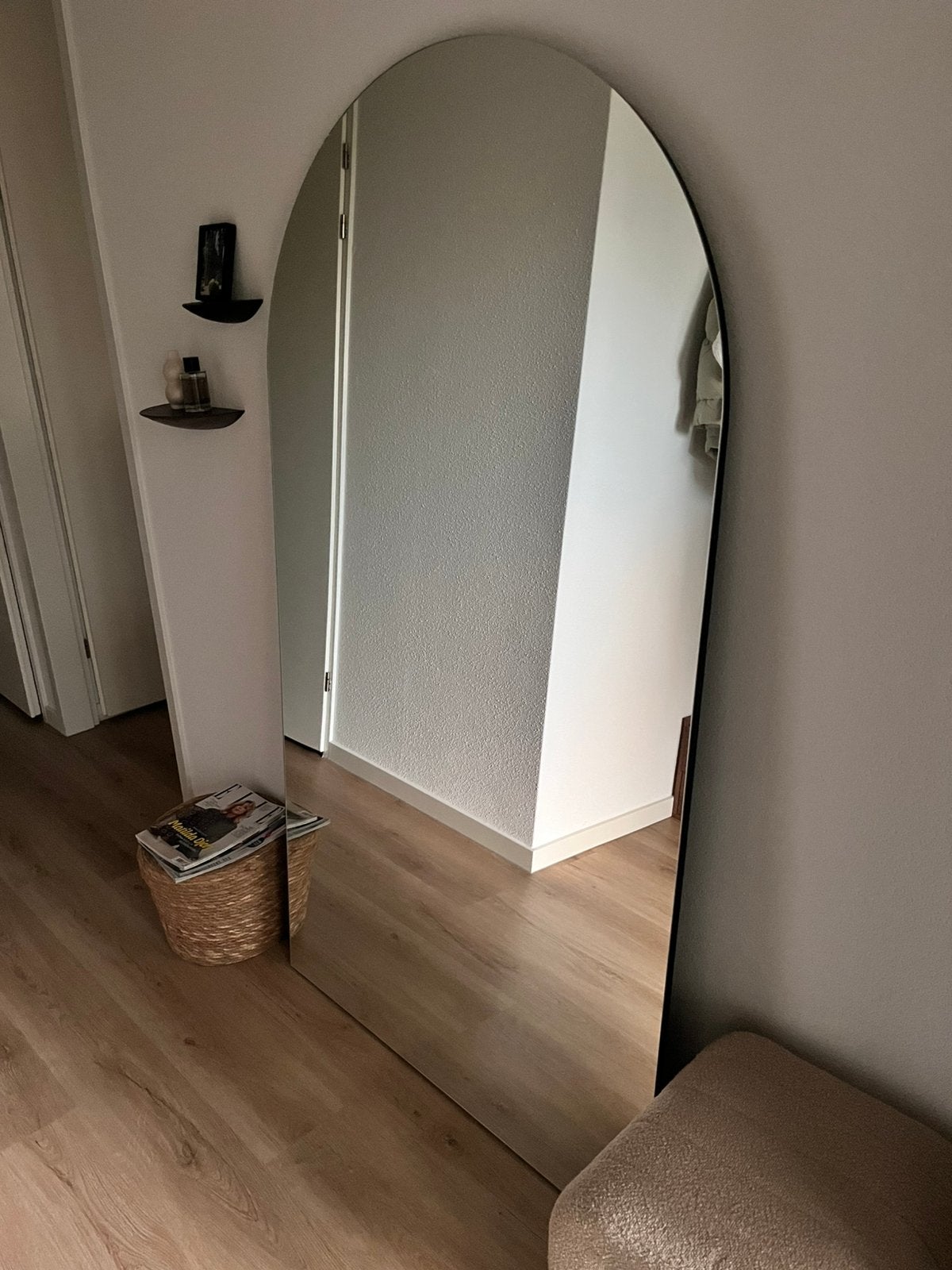 Spiegel Studiomeen 180 x 100 cm, Huis en Inrichting, Woonaccessoires | Spiegels, Ophalen, Zo goed als nieuw, Rechthoekig, 150 tot 200 cm