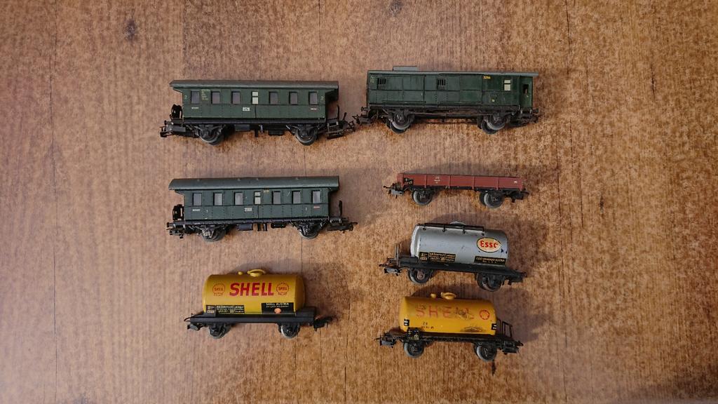 Märklin rijtuigen en wagons., Wisselstroom, Gebruikt, Wagon, Ophalen of Verzenden