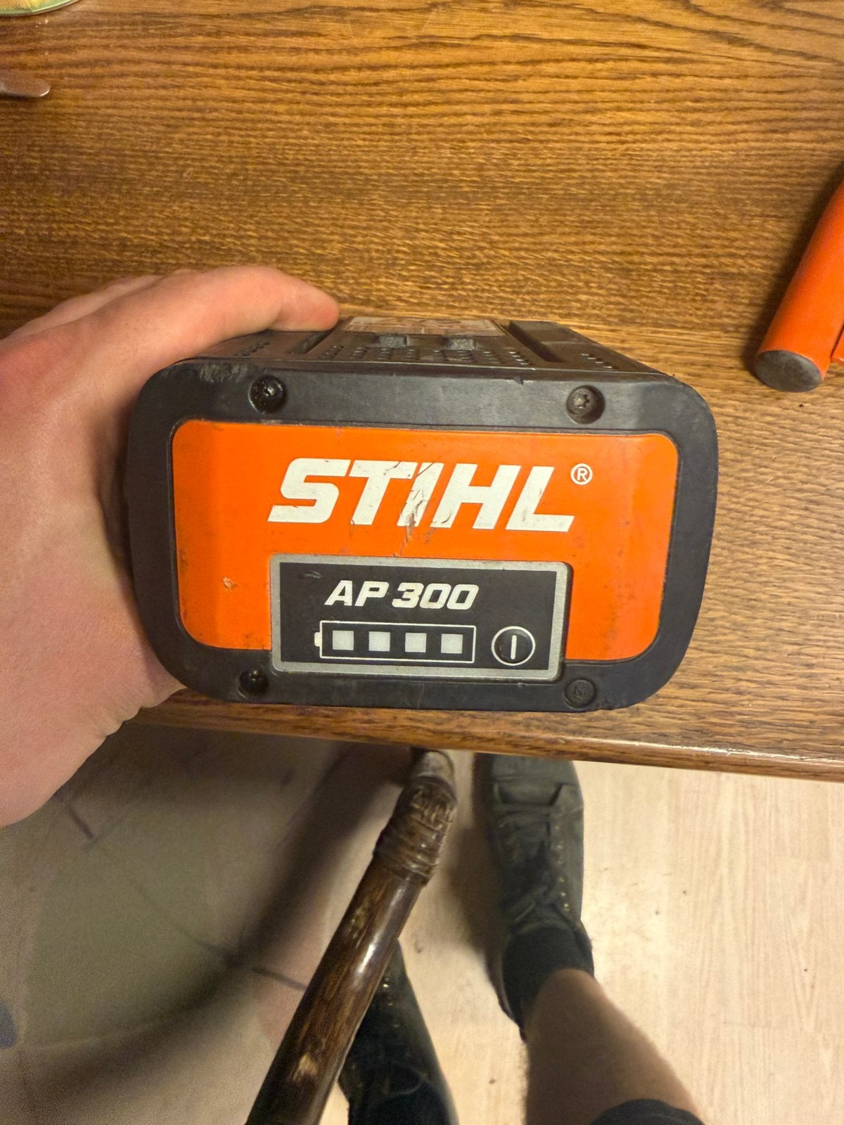 Stihl ap300 accu, ., Overige soorten, Ophalen of Verzenden, Zo goed als nieuw