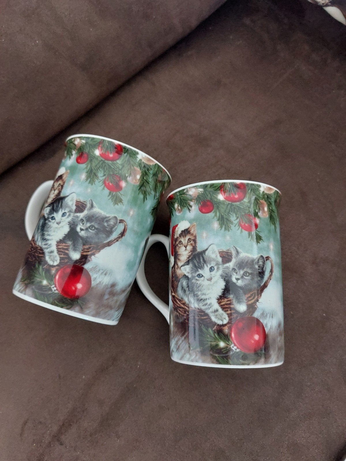 Kerstmokken met poezen, Ophalen of Verzenden