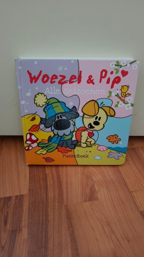 Leuk cadeau ! Woezel & Pip puzzelboek : Alle Seizoenen, Ophalen of Verzenden, Zo goed als nieuw, Uitklap-, Voel- of Ontdekboek