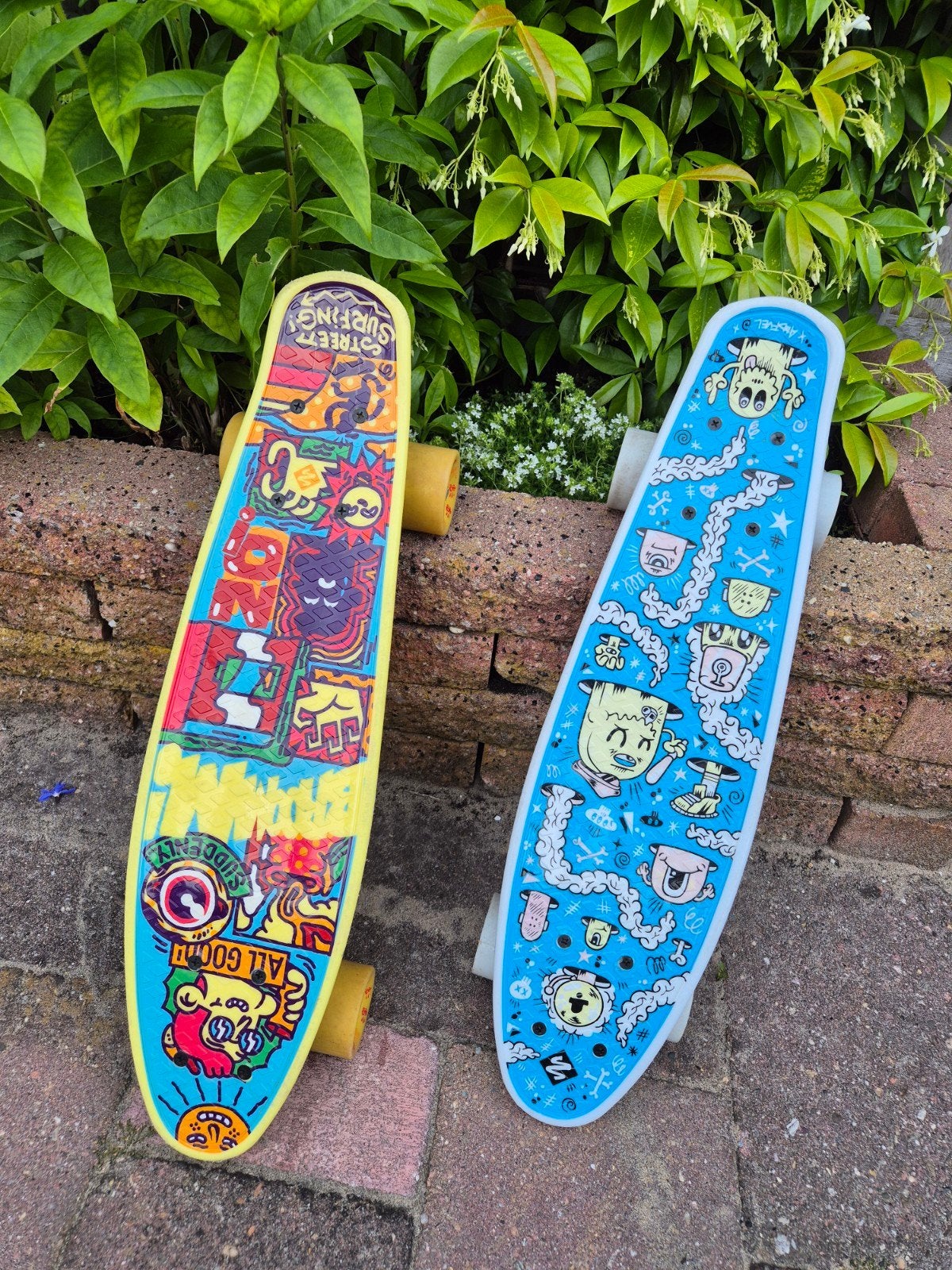 Leuk skateboard als nieuw, 2 voor € 13, Ophalen of Verzenden, Zo goed als nieuw