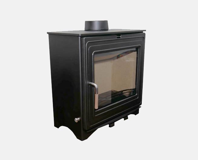 Stalen Houtkachel | Model K08W (8 KW), Niet ingevuld, Niet ingevuld, Ophalen of Verzenden, Vrijstaand