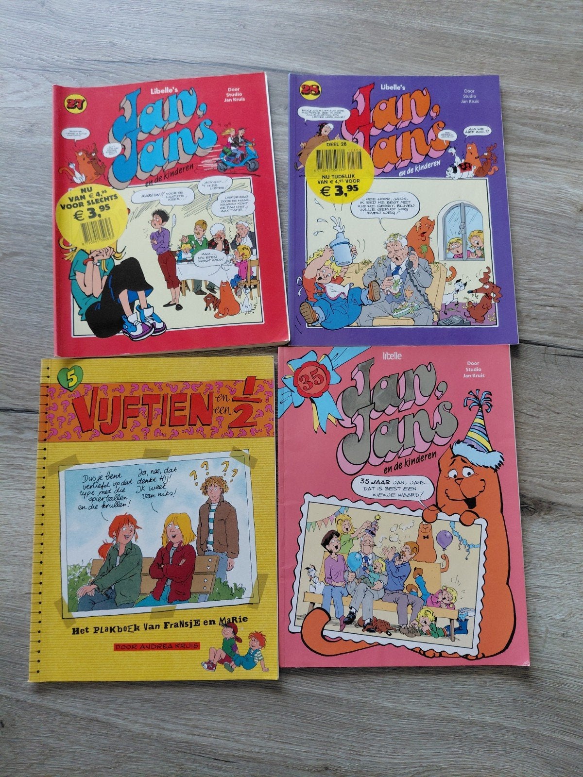 Stripboeken Jan Jans en de kinderen, Meerdere stripboeken, Ophalen, Gelezen
