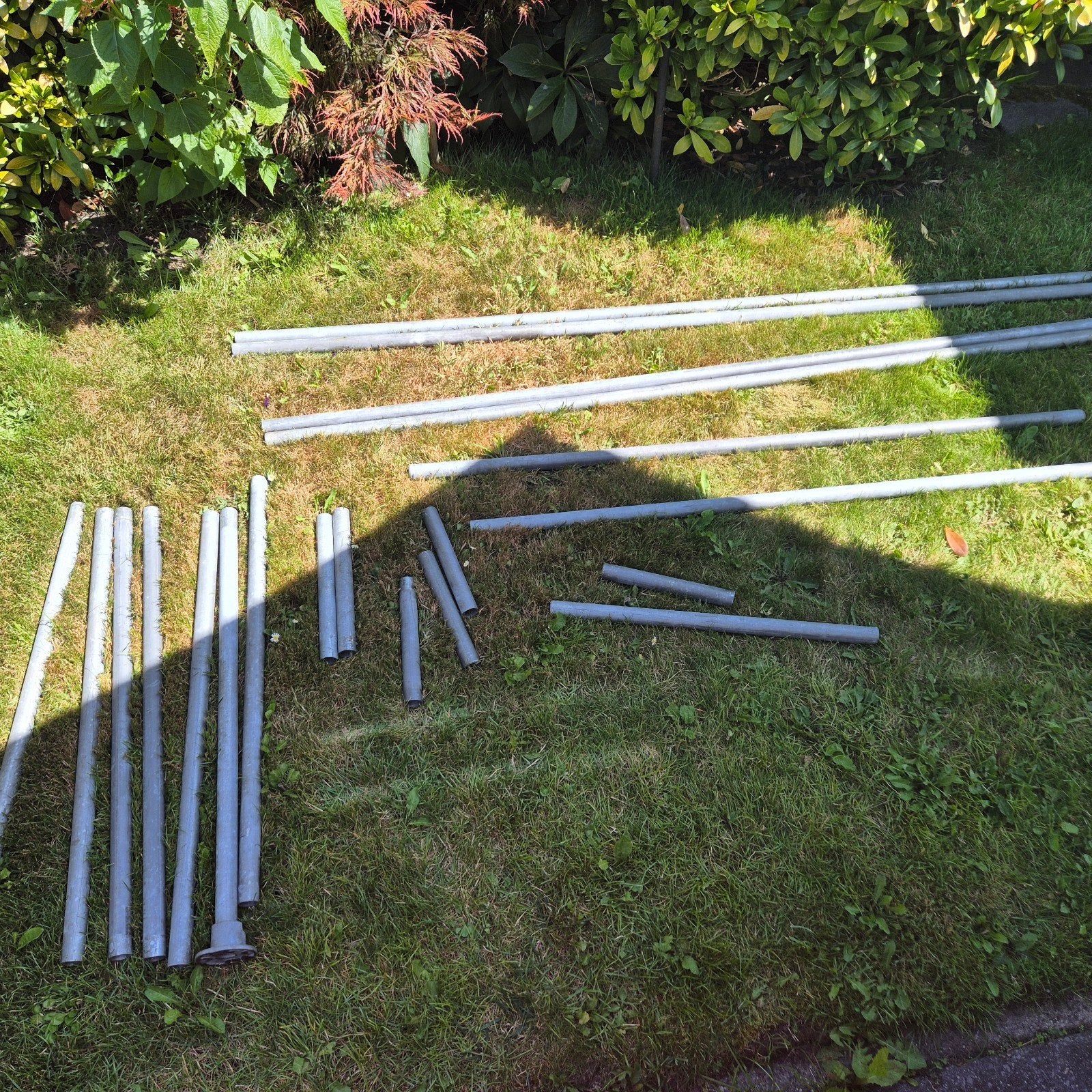 Diverse buisklemmen en buizen voor constructies, Ophalen, Gebruikt, 250 mm of meer, Overige typen