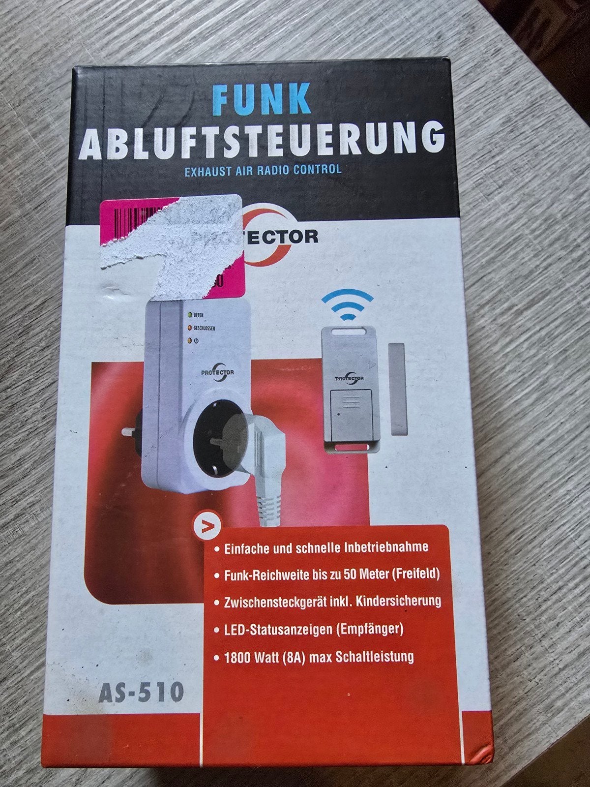 Funk Abluftsteuerung AS-510 - Draadloze Afstandsbediening, Ophalen of Verzenden, Nieuw