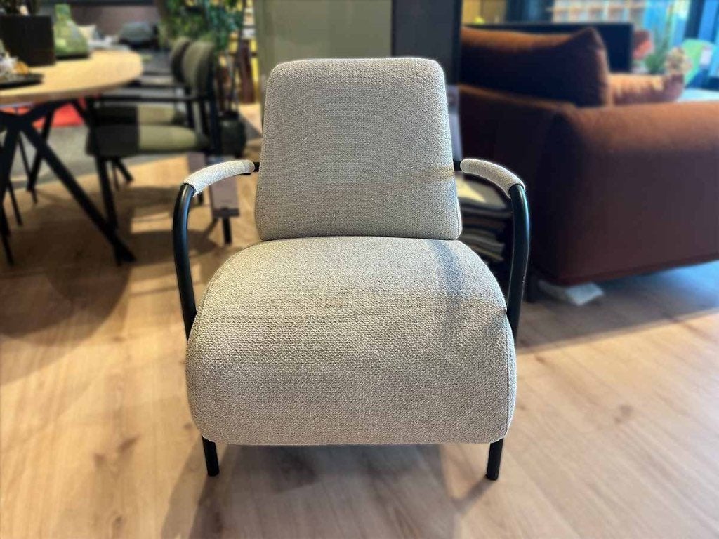 Movani Ruijter fauteuil – showroommodel, 75 tot 100 cm, Ophalen of Verzenden, Zo goed als nieuw, Stof