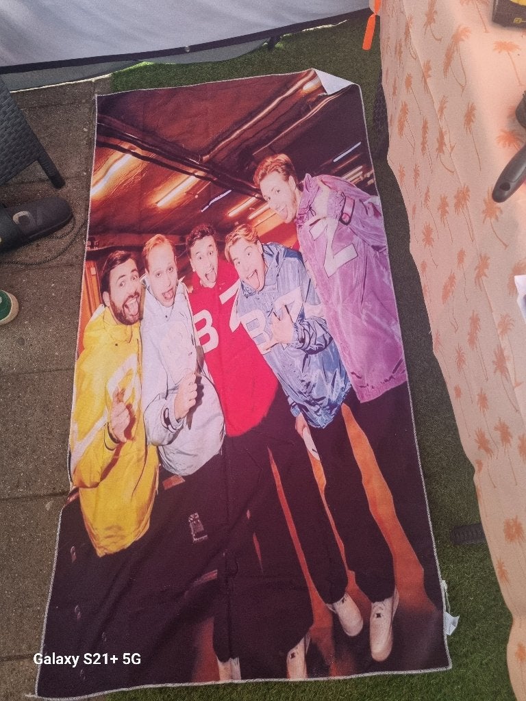 fleece deken bankzitter, Meerkleurig, Overige materialen, Overige stijlen, Nieuw