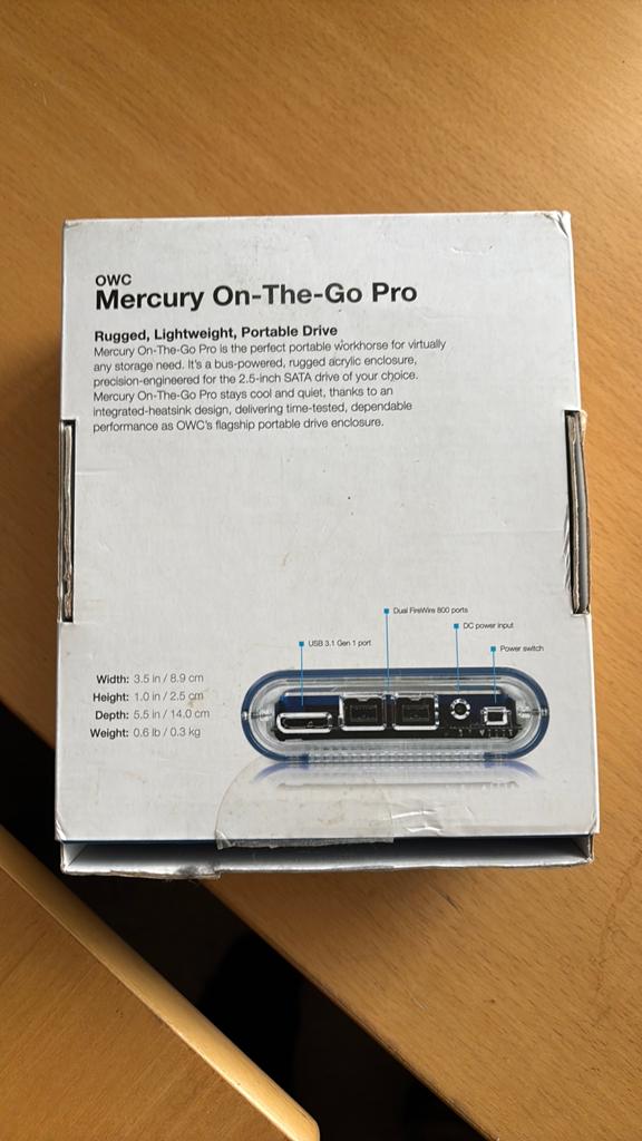 OWC Mercury On-The-Go Pro Externe Harde Schijf Behuizing, Computers en Software, Harde schijven, HDD, OWC, Nieuw, Ophalen of Verzenden
