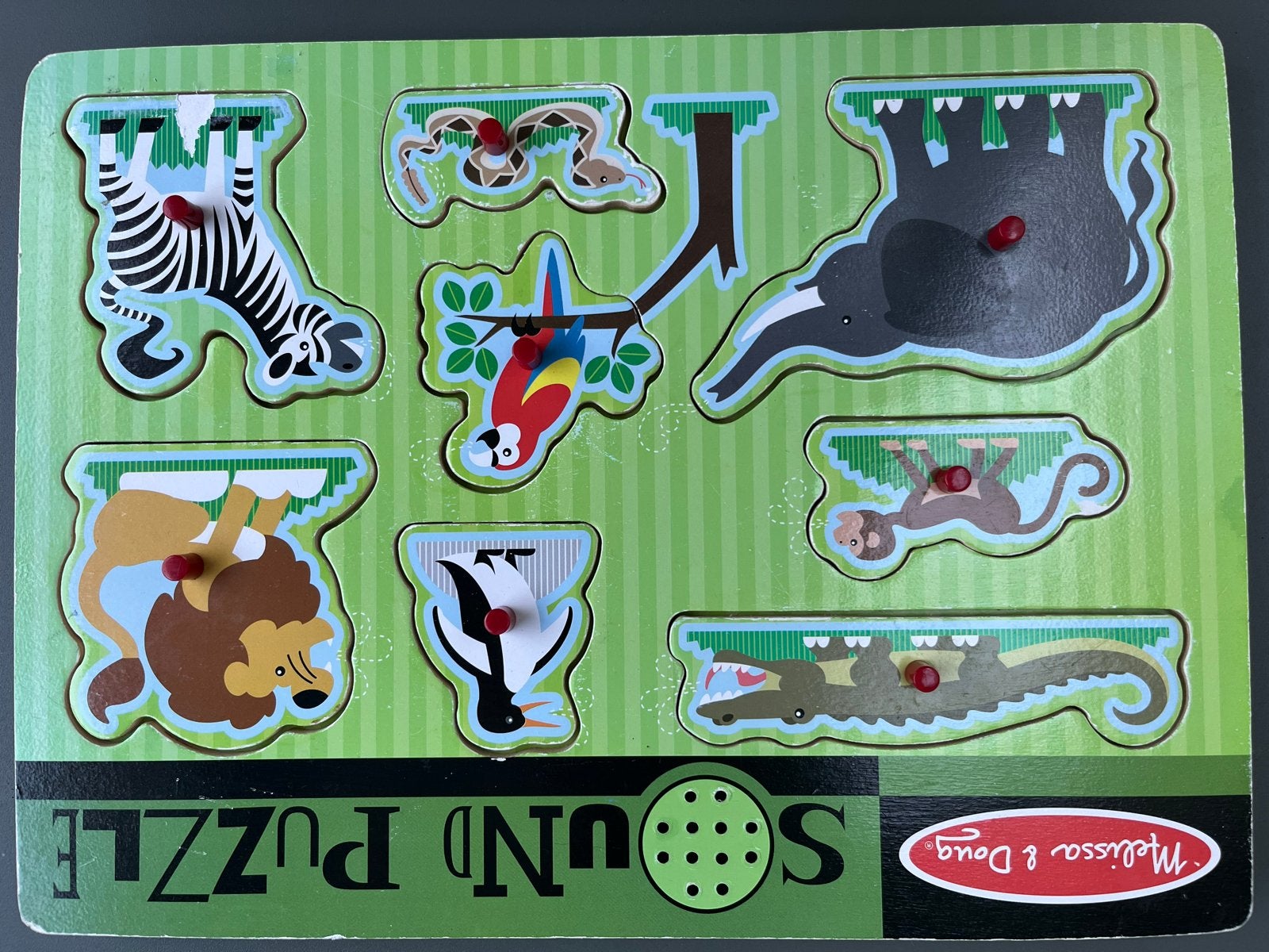 Melissa & Doug Muziekpuzzel (2 stuks), Ophalen of Verzenden, Gebruikt, Overige typen