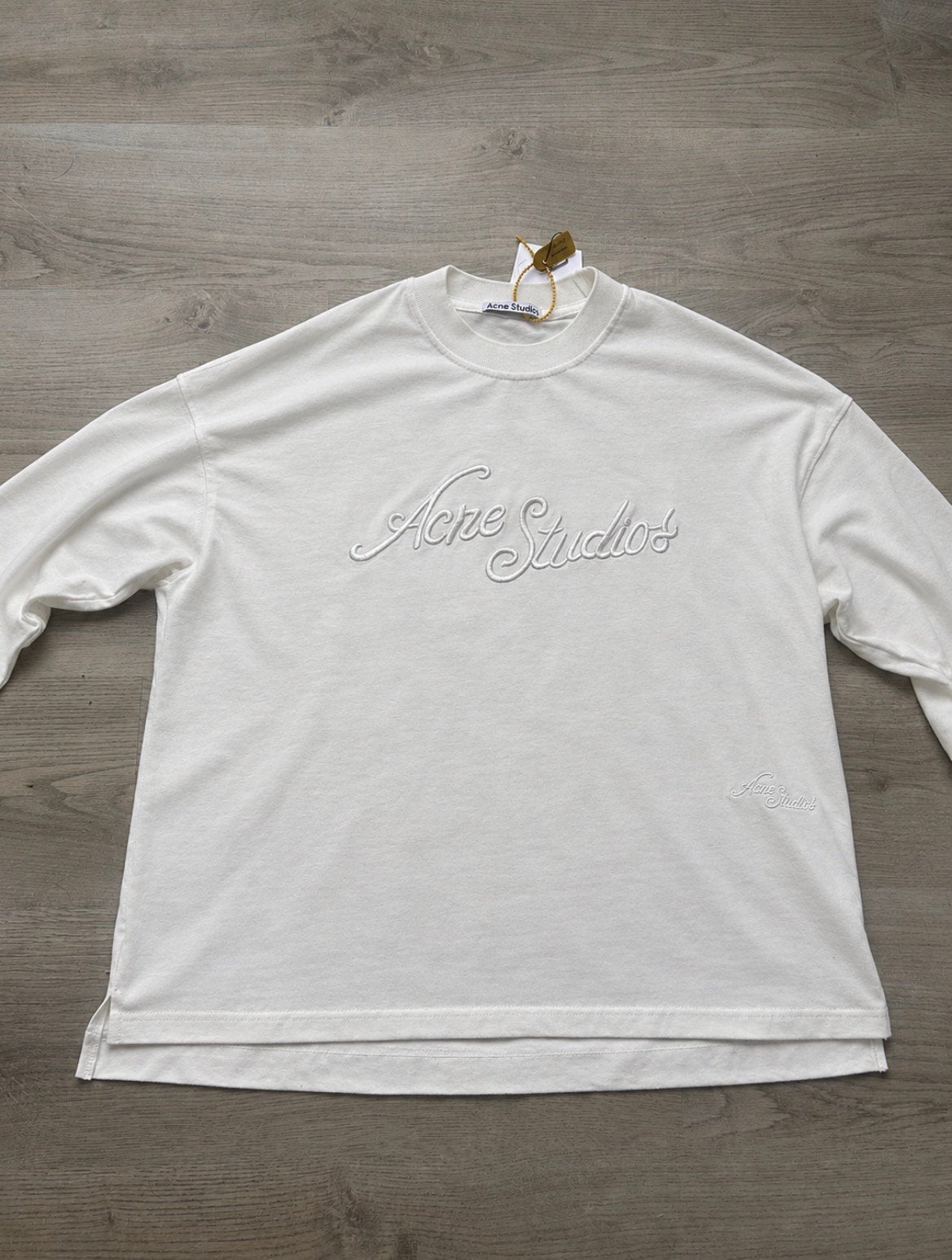 Acne studios longsleeve geborduurd, Kleding | Heren, Verzenden, Zo goed als nieuw