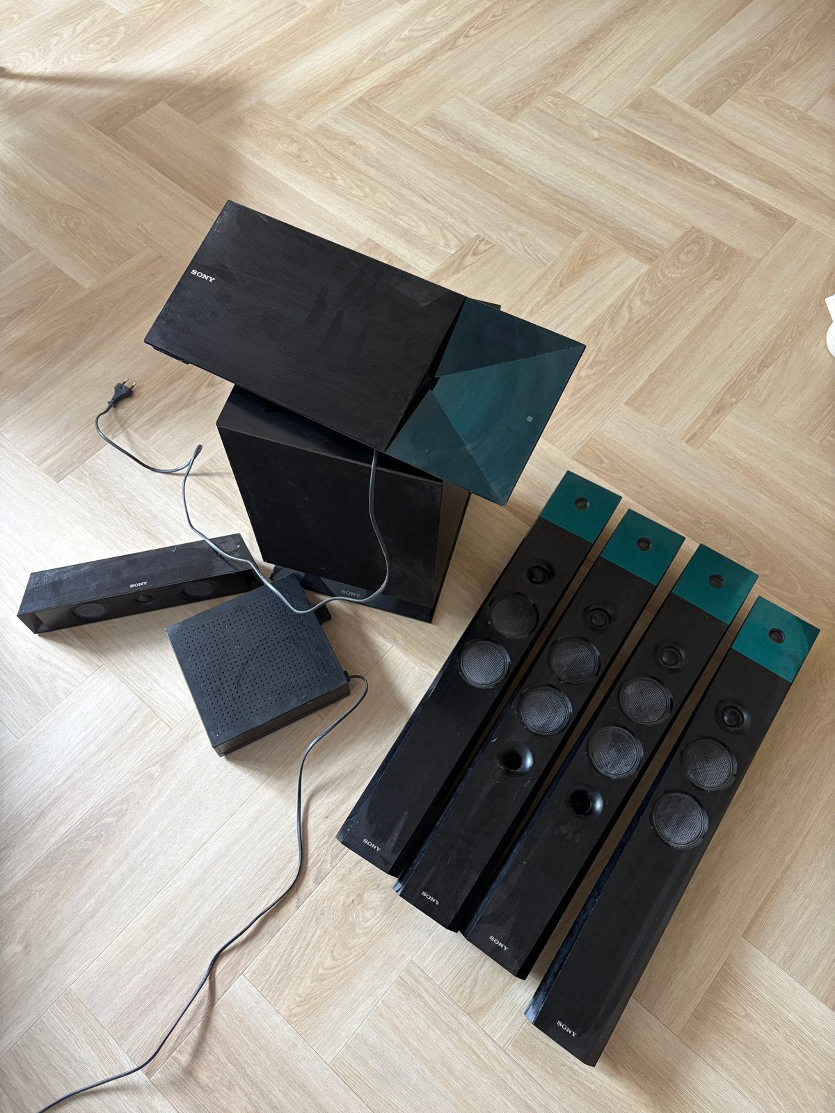 Sony Home Cinema Set met Blu-ray speler en 5.1 speakers, Ophalen, Gebruikt, Blu-ray-speler, 5.1-systeem