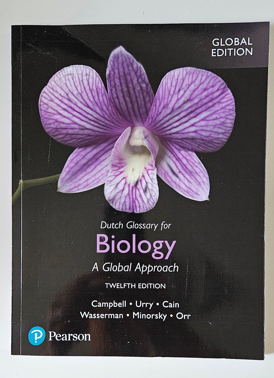 Dutch Glossary for Biology: A Global Approach (Pearson), Boeken, Zo goed als nieuw, Campbell, Urry, Cain, Wasserman, Minorsky, Orr