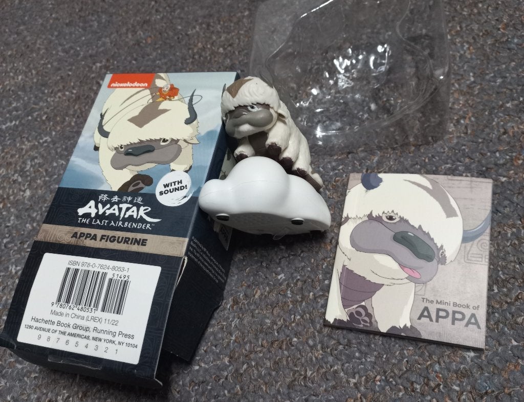 Appa figurine avatar the last airbender , figuur met geluid, Ophalen of Verzenden, Nieuw