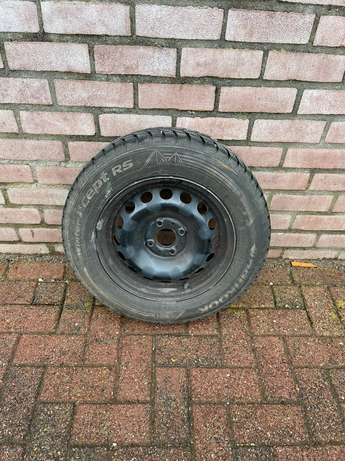 4 Winterbanden op stalen velgen - Hankook Winter i*cept RS, Ophalen, Gebruikt