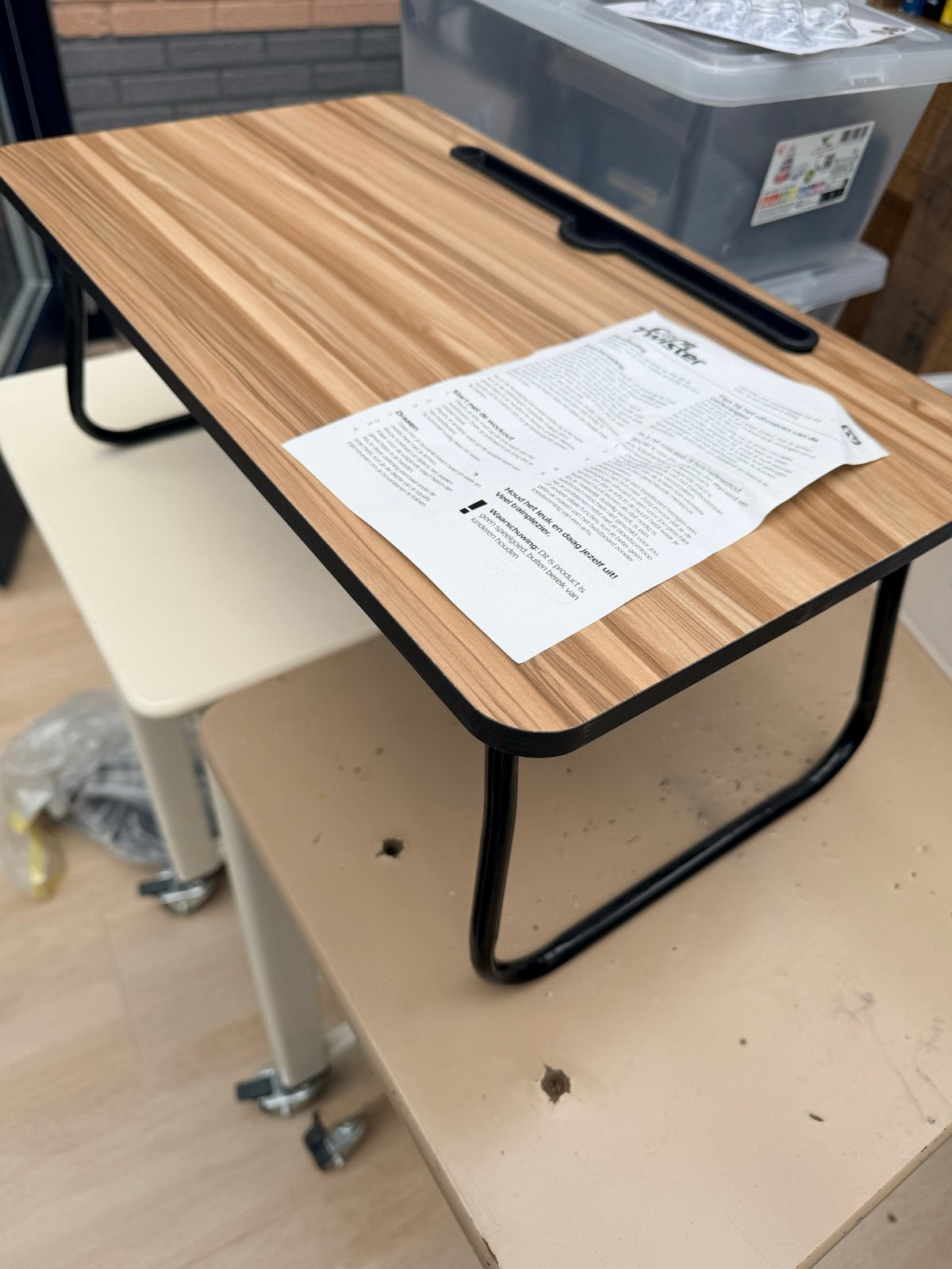 Handige opvouwbare bedtafel /ontbijttafel /laptoptafel-nieuw, Ophalen, Nieuw
