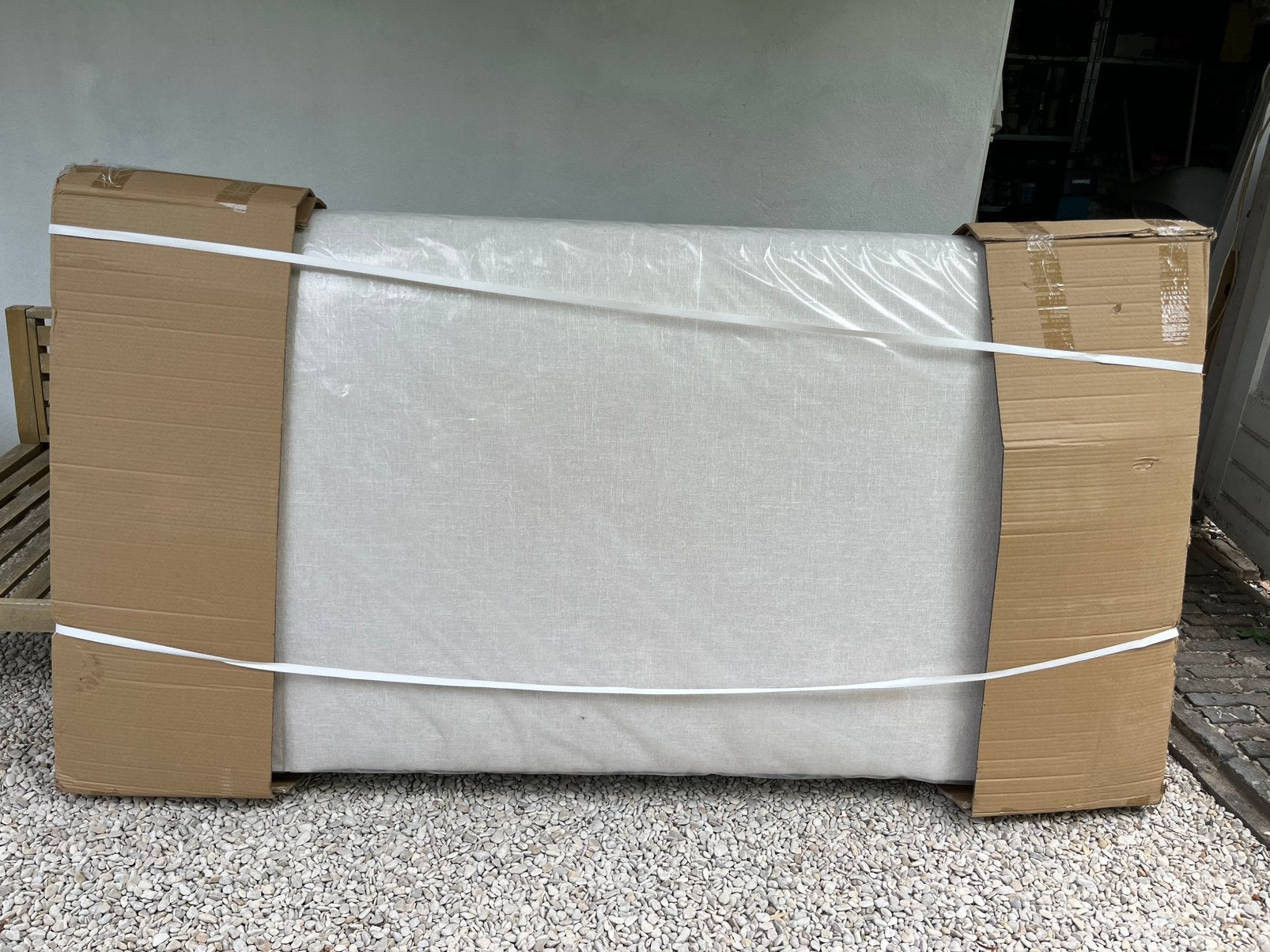 Los hoofdbord/ hoofdeind Livson boxspring, Ophalen, Zo goed als nieuw, Tweepersoons, Stof