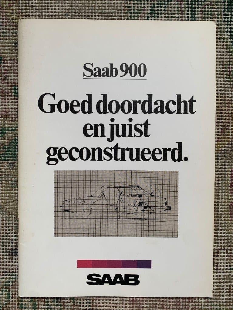 Nederlandse brochure Saab 900 1981 nieuw!, Boeken, Nieuw, Ophalen of Verzenden, Overige merken, Saab