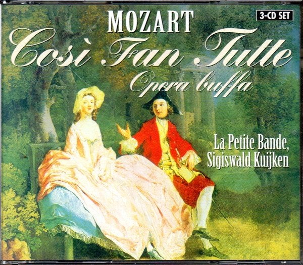 Mozart Cosi Fan Tutti Kuijken 3 CD's, Gebruikt, Mozart, Ophalen of Verzenden, Classicisme