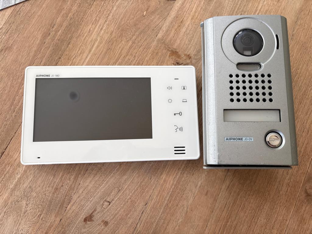 AIPHONE JO-1MD Video Intercom Systeem met Buitenunit, Ophalen of Verzenden, Gebruikt, Buitencamera