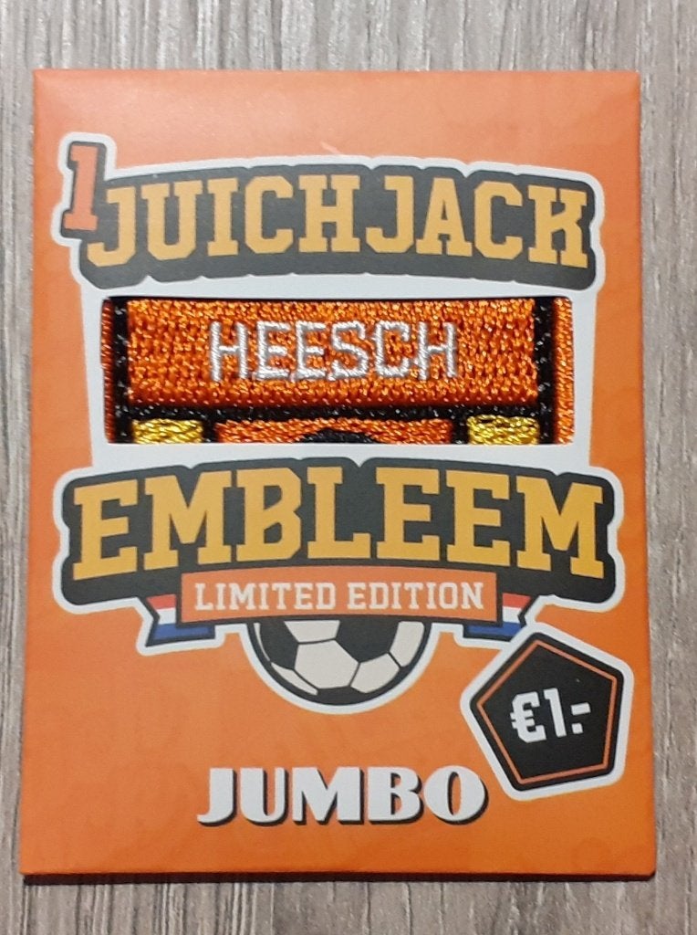 Jumbo Juich Jack Limited Edition embleem Heesch, Verzamelen, Supermarktacties, Jumbo, Verzenden