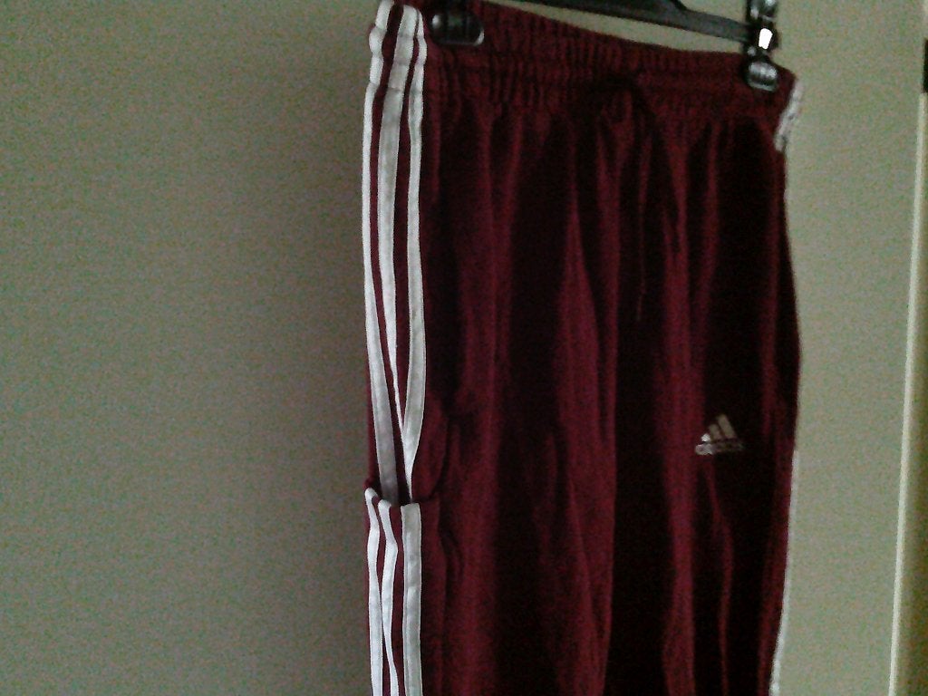 sportbroek ADIDAS jogging BURGUNDY m -GRATIS zend, Overige kleuren, Zo goed als nieuw, Algemeen, Verzenden