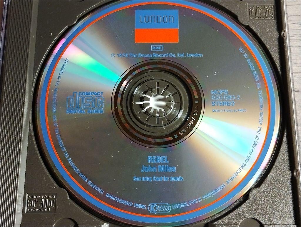 John Miles ‎- Rebel, Cd's en Dvd's, Cd's | Rock, Ophalen of Verzenden, Zo goed als nieuw, Poprock