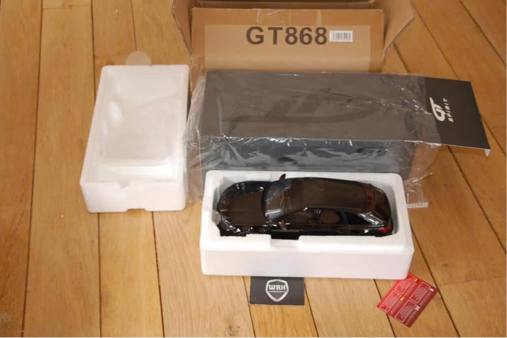 1:18 AUDI RS6 ABT 2021 C8 black GT spirit GT868 in box WRH, Verzenden, Zo goed als nieuw, Auto, Overige merken
