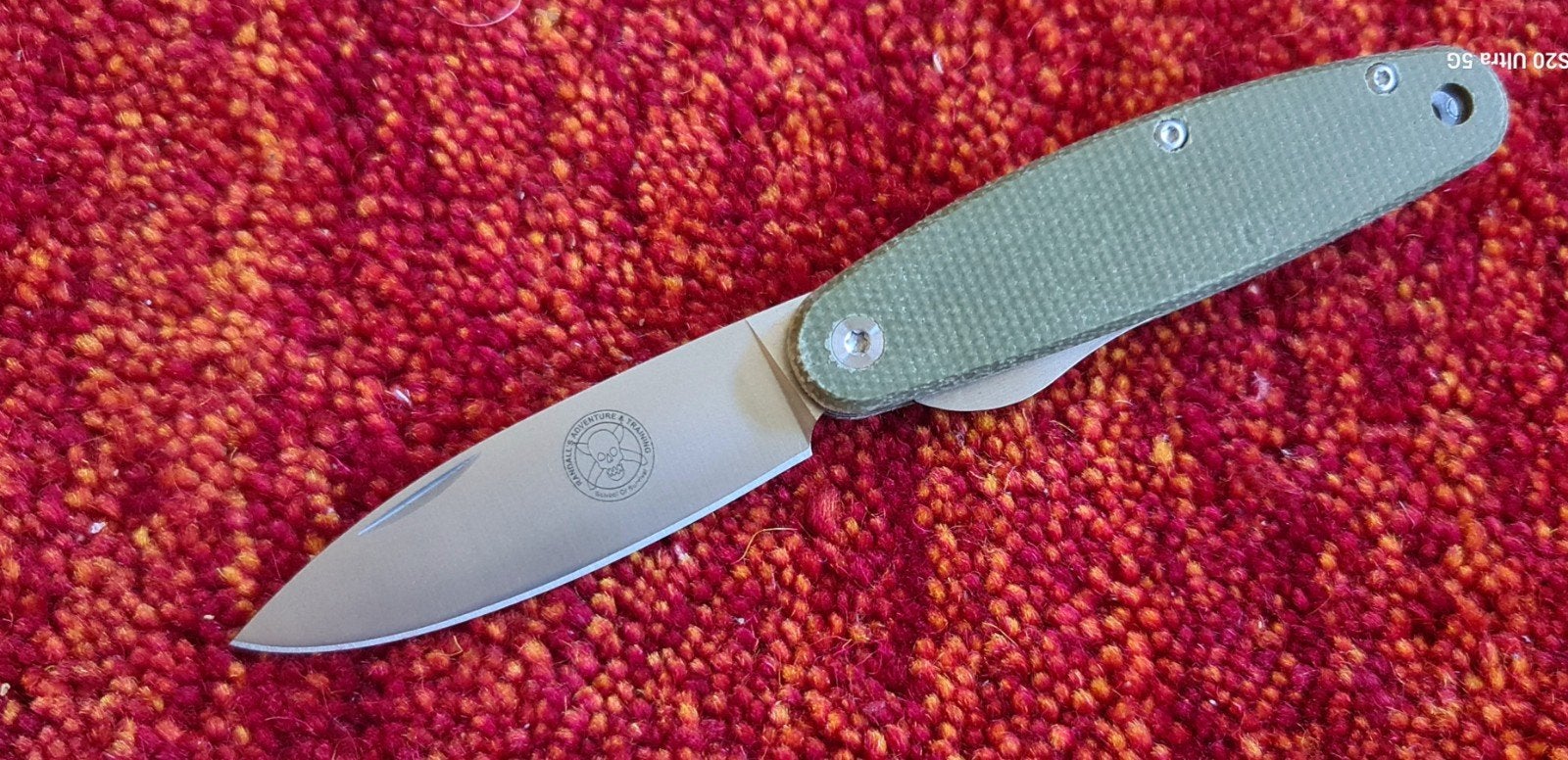 BRK-CHURP Zakmes met D2 staal en Micarta handvat, Ophalen of Verzenden, Zo goed als nieuw