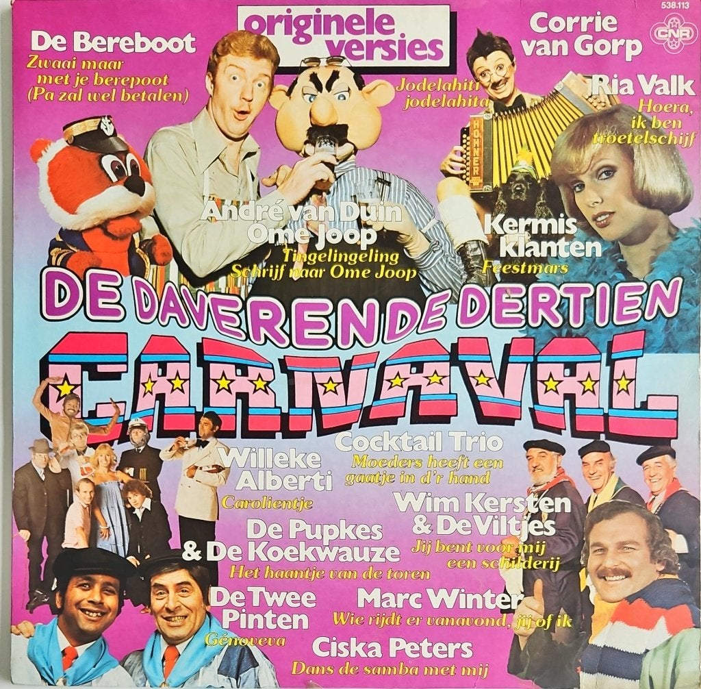 De Daverende Dertien Carnaval, Cd's en Dvd's, LP, Gebruikt, Complilatie, Ophalen of Verzenden