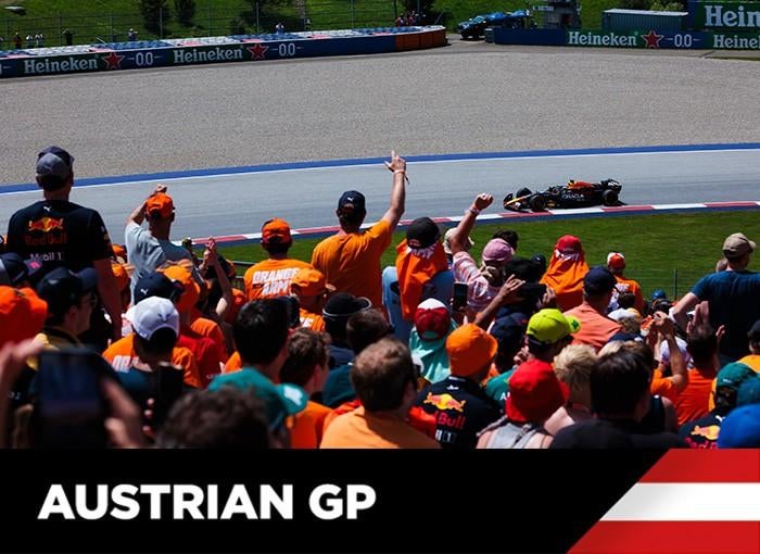 2 weekendtickets F1 Oostenrijk