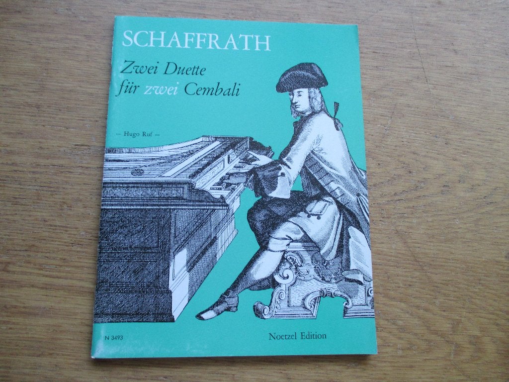 Schaffrath - Zwei Duette für zwei Cembali (bladmuziek), Piano, Klassiek, Ophalen of Verzenden, Zo goed als nieuw