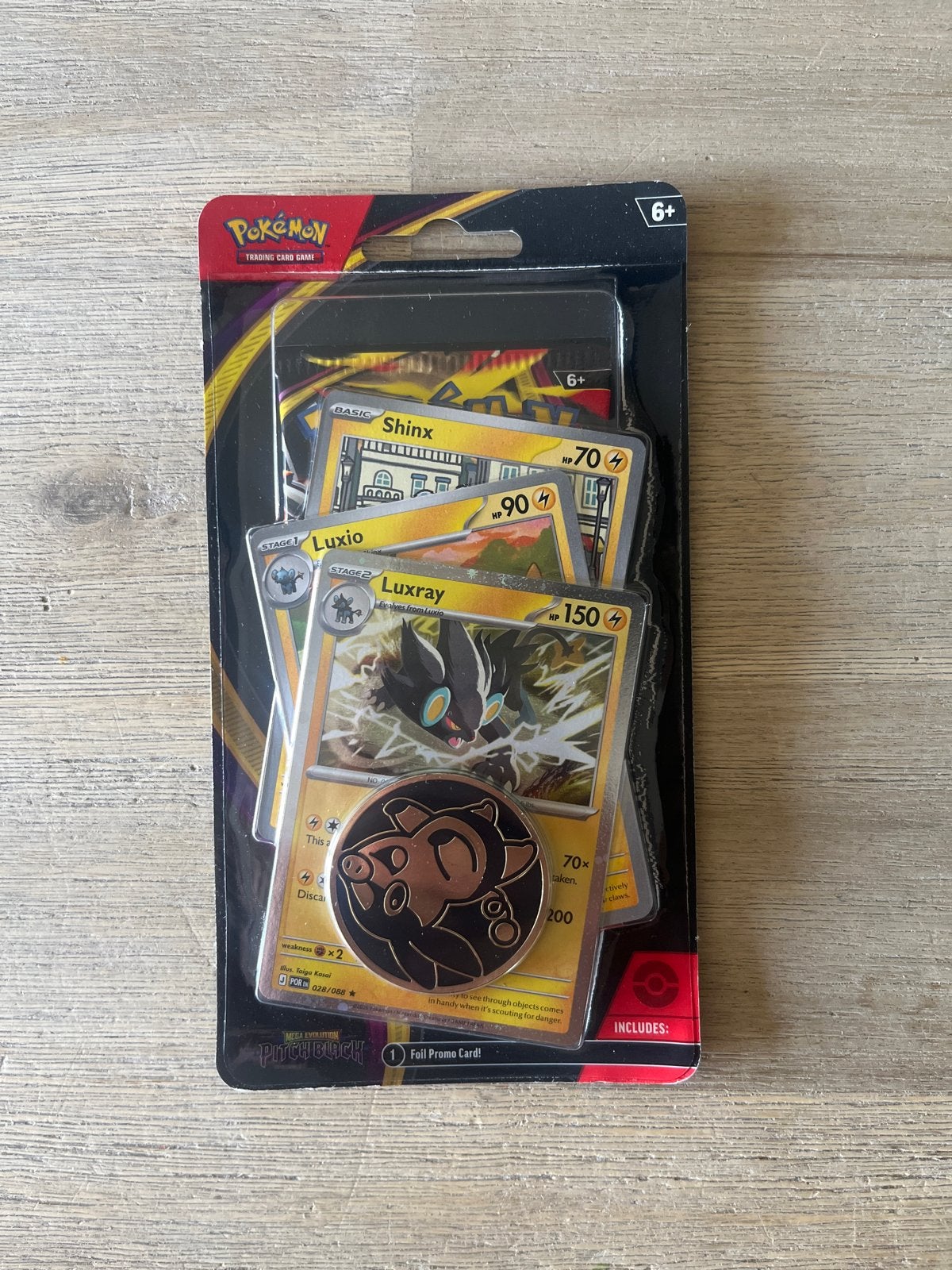 Pokémon Pitch Black Luxray Checklane Blister Pack, Ophalen of Verzenden, Nieuw, Overige typen