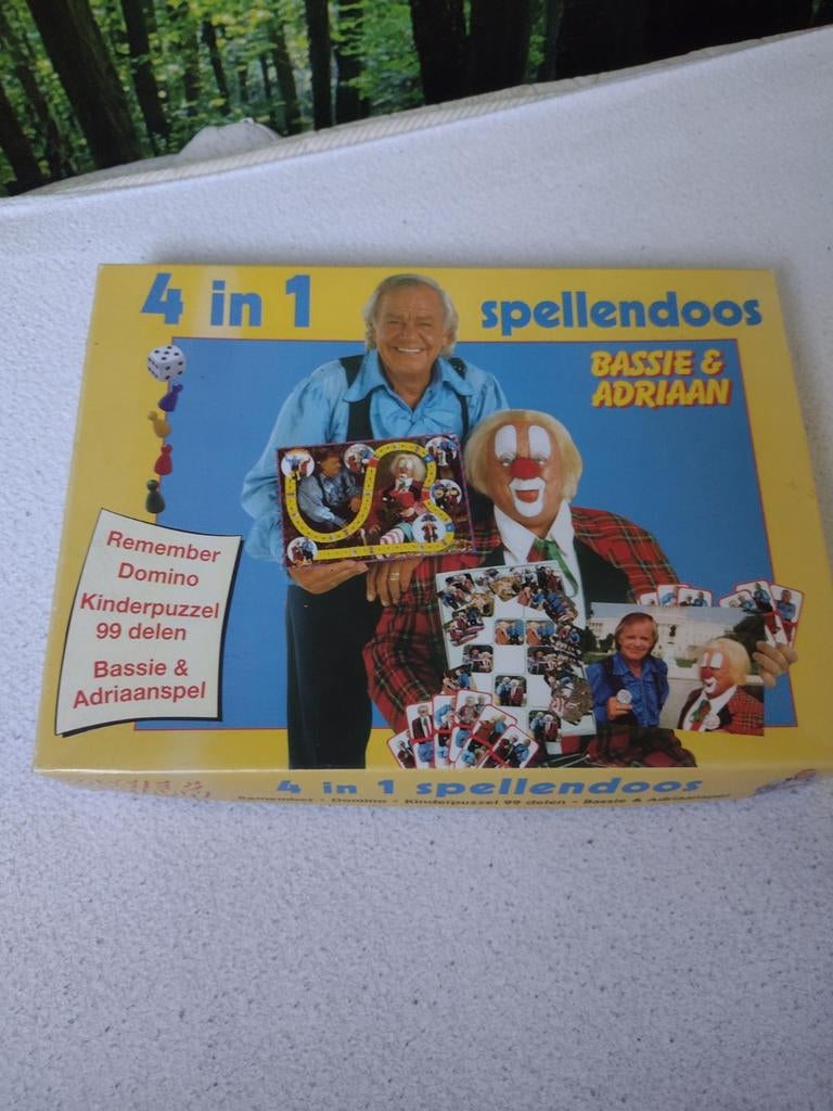 Bassie en Adriaan spellendoos, incompleet, Verzamelen, Overige Verzamelen, Ophalen of Verzenden, Zo goed als nieuw