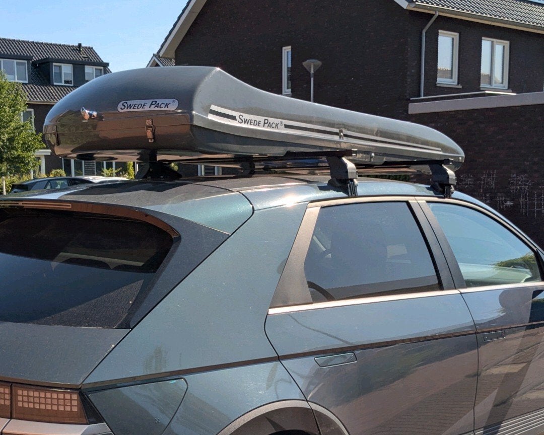 Dakkoffer Swede Pack met of zonder nieuwe dakdragers Menabo, Auto diversen, Dakkoffers, Ophalen, Zo goed als nieuw