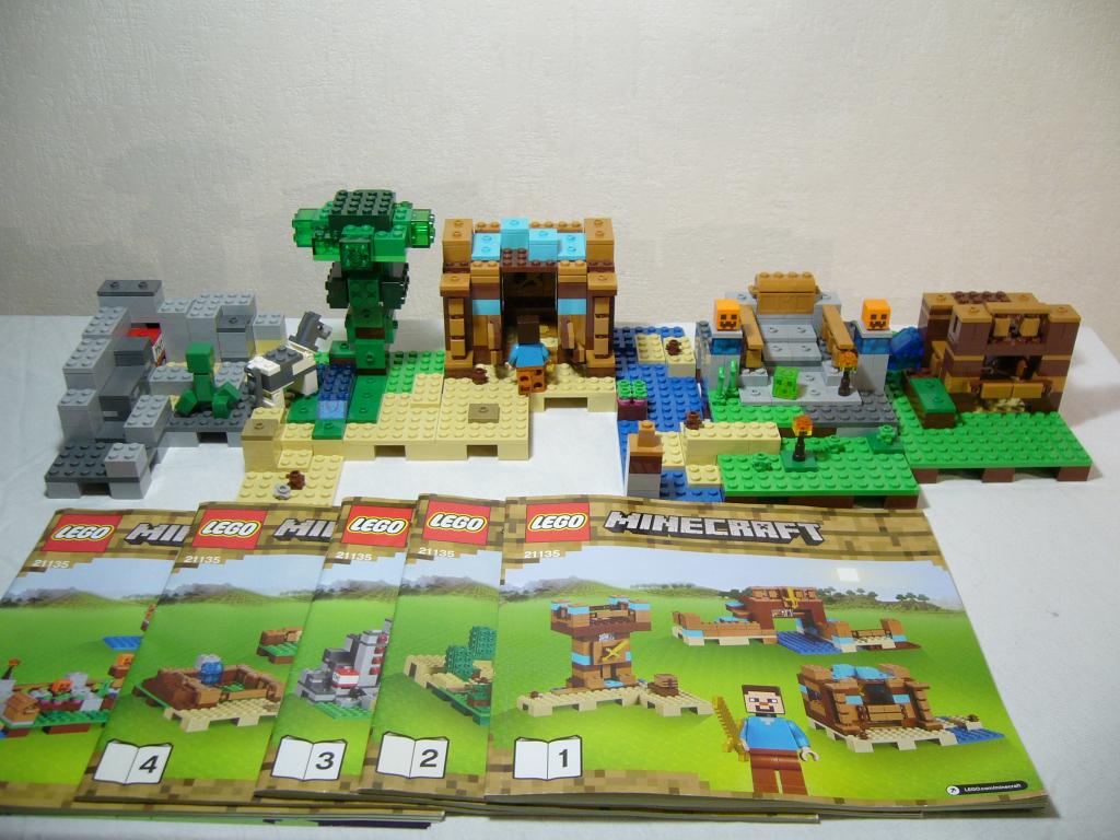 Lego Minecraft 21135 The Crafting Box 2.0, Kinderen en Baby's, Speelgoed | Duplo en Lego, Gebruikt, Minecraft, Lego, Ophalen of Verzenden