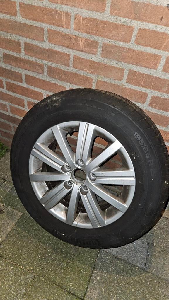 Reserve 1 Velg 15inch ET50 Zomerband 195 65 15 nette staat, Ophalen, Zo goed als nieuw