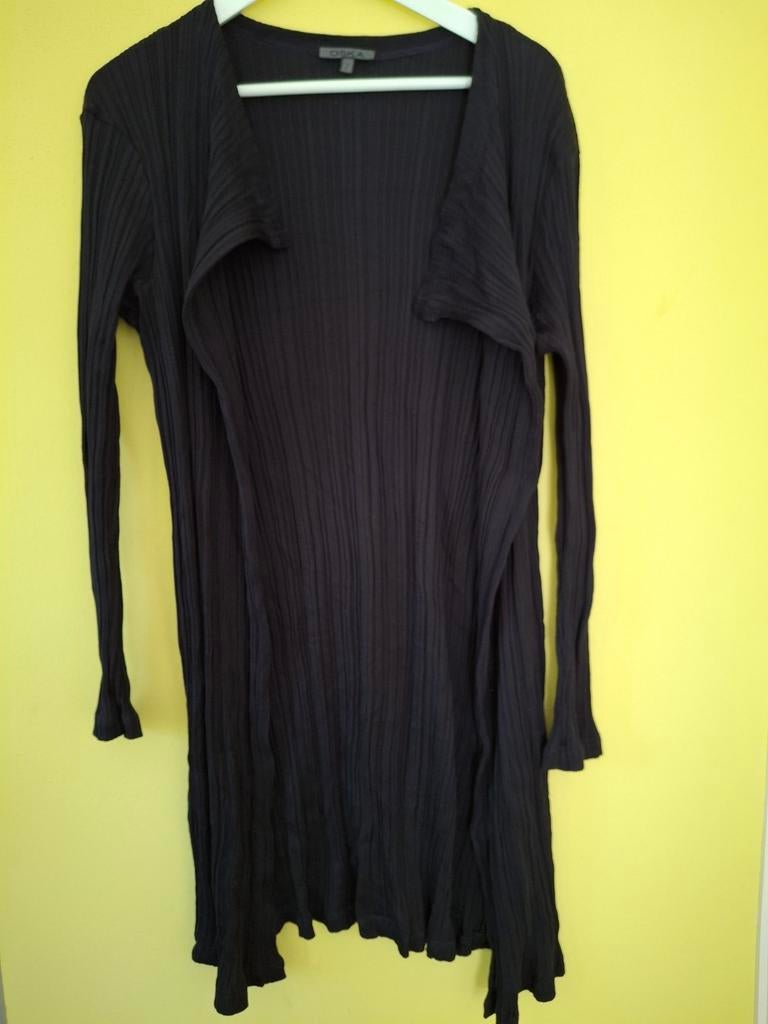 Oska Zwart Zomers Lang Vest labelmaat 2 = Maat 38, Kleding | Dames, Maat 38/40 (M), Zwart, Ophalen of Verzenden, Zo goed als nieuw