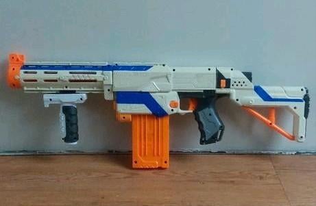 Nerf N-Strike Elite Retaliator XD - Compleet!, Kinderen en Baby's, Speelgoed | Overig, Gebruikt, Jongen of Meisje, Ophalen of Verzenden