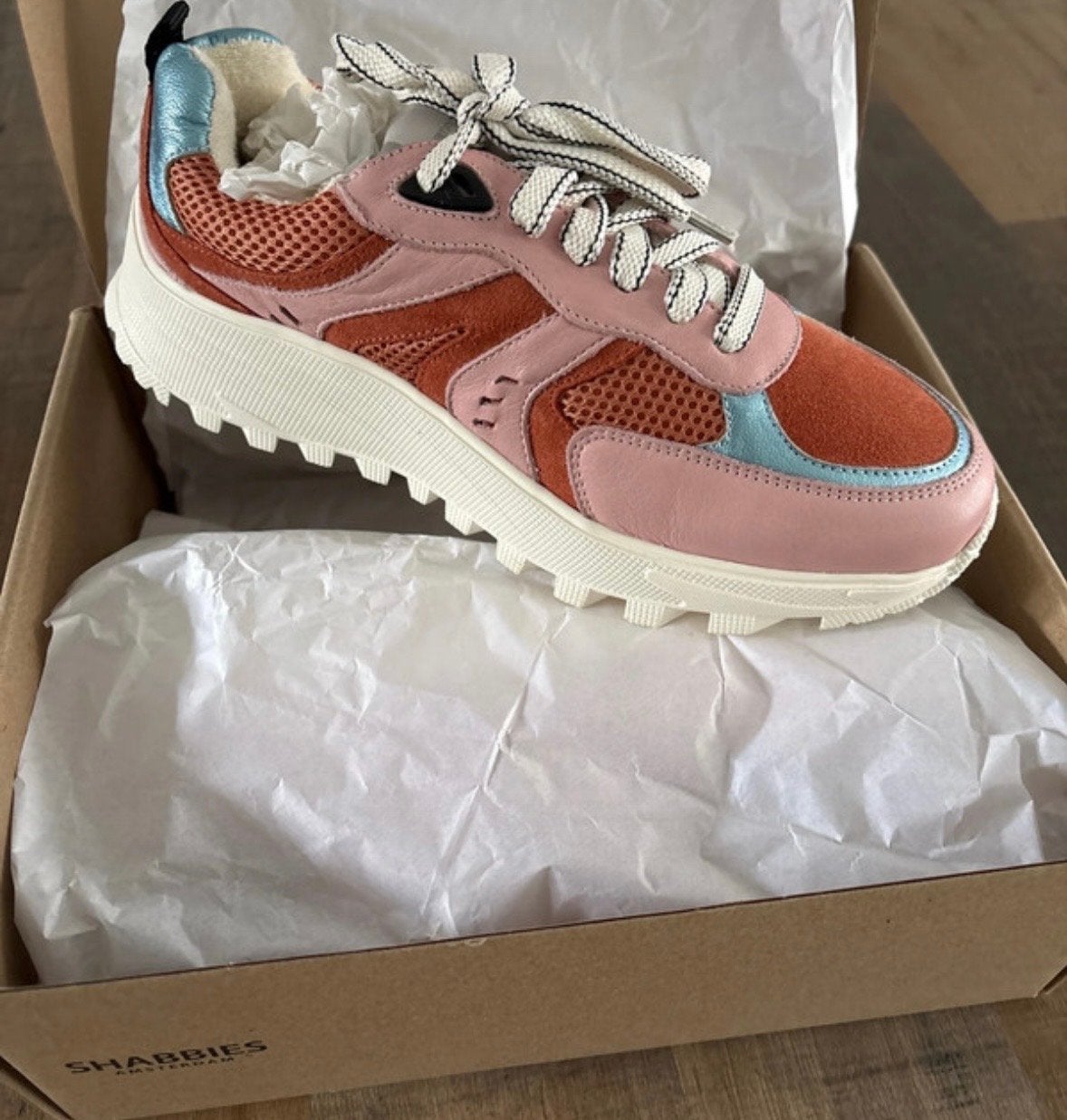Shabbies Harper More Sneaker mesh Oranje maat 39, Kleding | Dames, Schoenen, Ophalen of Verzenden, Nieuw, Oranje, Sneakers of Gympen