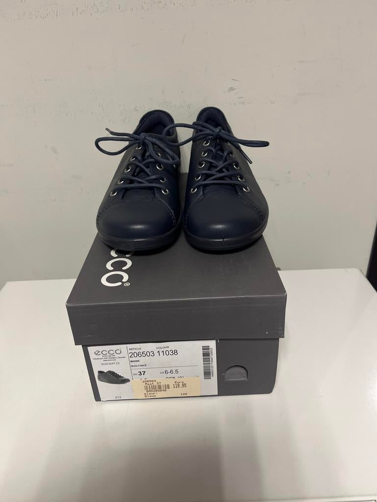 ECCO Soft 7 Dames Sneakers Maat 37 - Nieuw in Doos, Ecco, Blauw, Nieuw, Ophalen of Verzenden