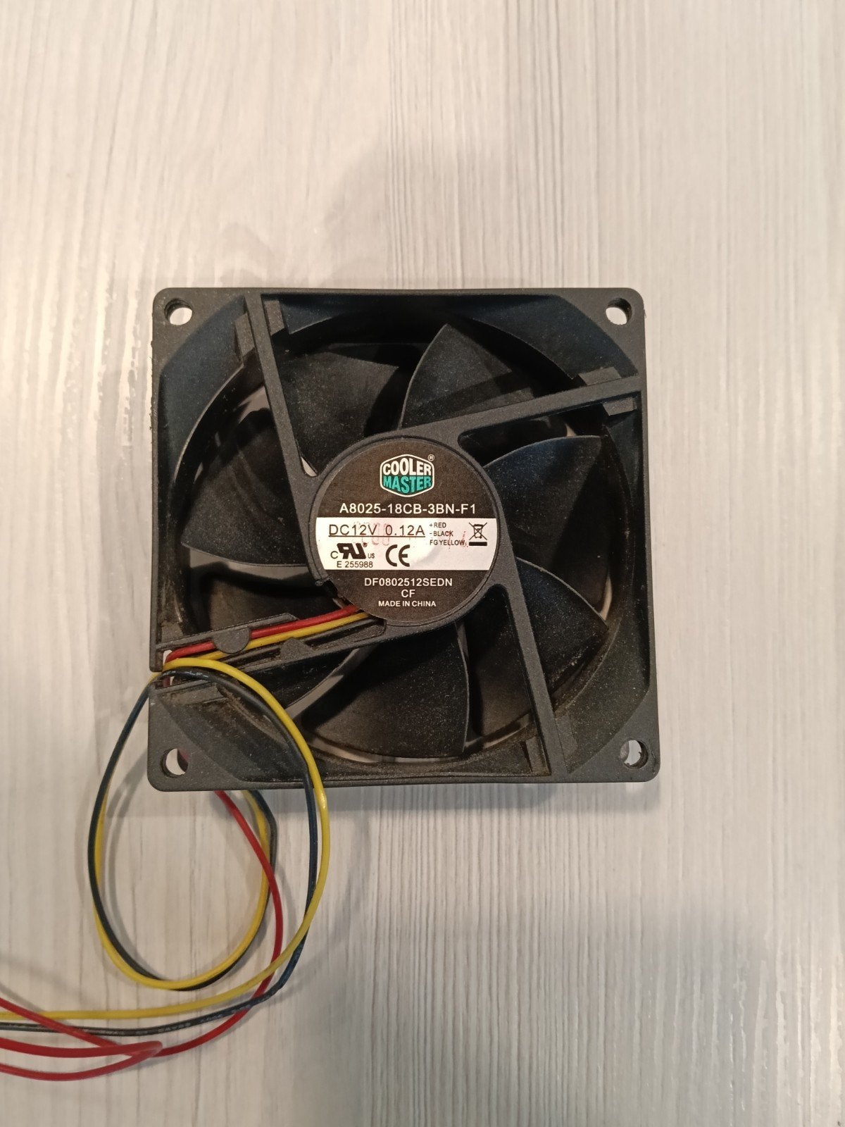 Cooler Master A8025-18CB-3BN-F1 Ventilator, Ophalen of Verzenden, Gebruikt