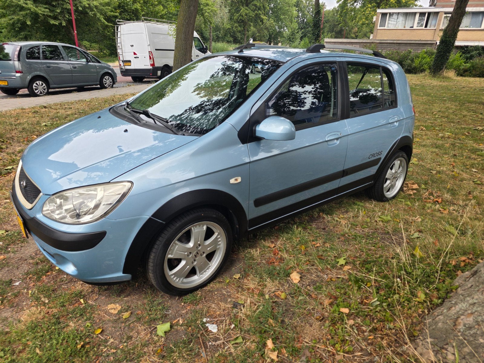 Hyundai Getz 1.4 5DRS 2007 Blauw, Auto's, Voorwielaandrijving, 450 kg, 40 €/maand, 4 cilinders