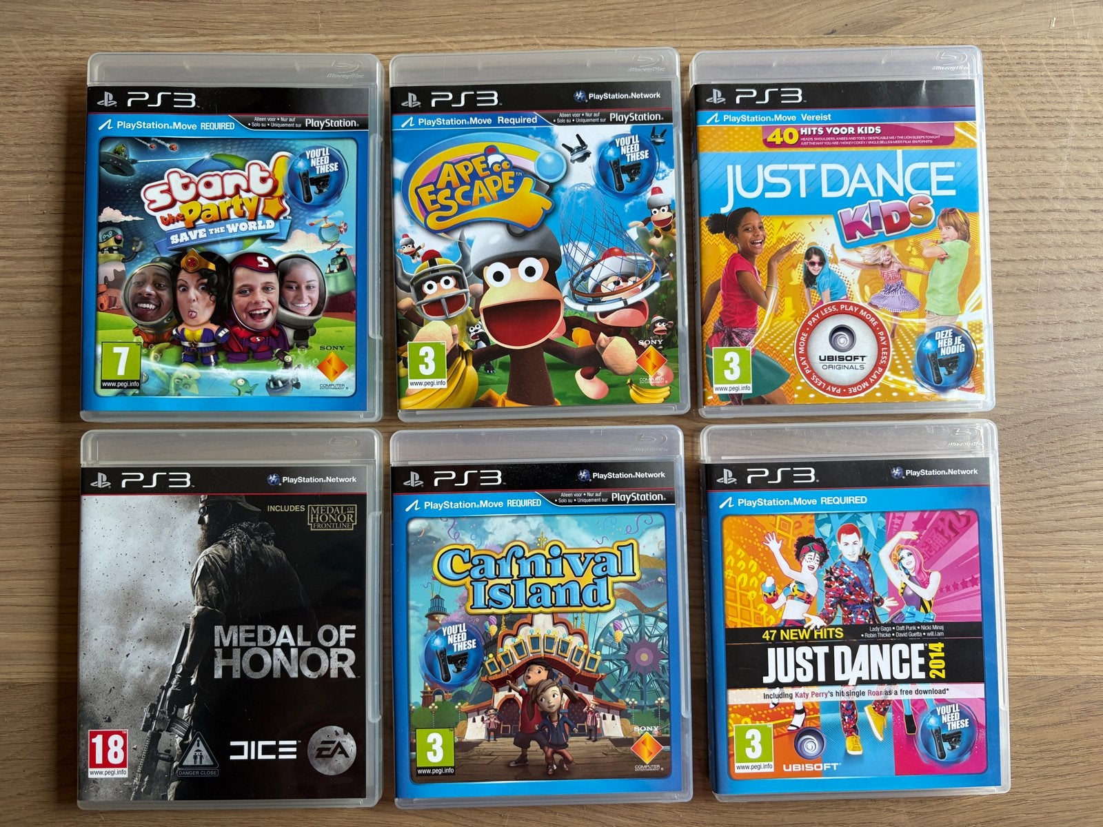 PS3 Games Bundel: Start the Party, Just Dance Kids & meer!, Overige genres, Eén computer, Ophalen of Verzenden, Zo goed als nieuw