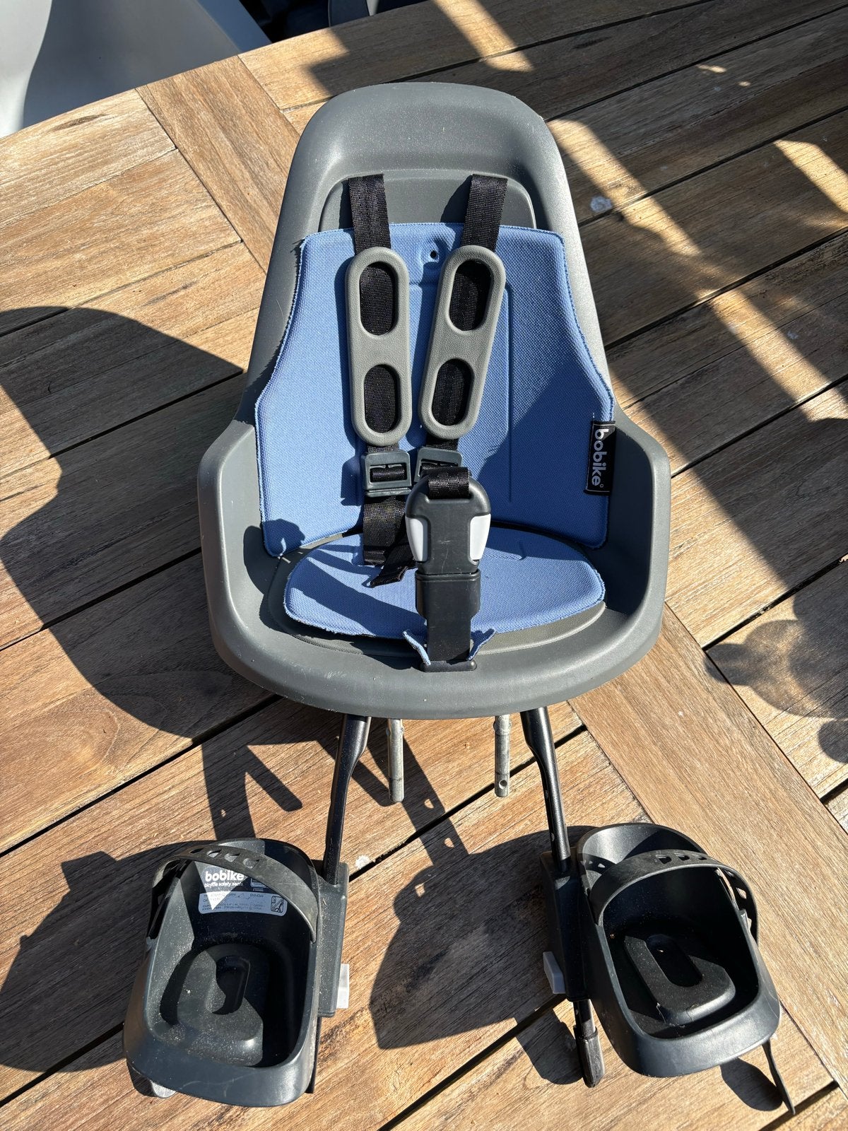 Bobike voorzitje met windscherm en bevestigingsadapter, Ophalen, Voorzitje, Bobike, 0 t/m 13 kg