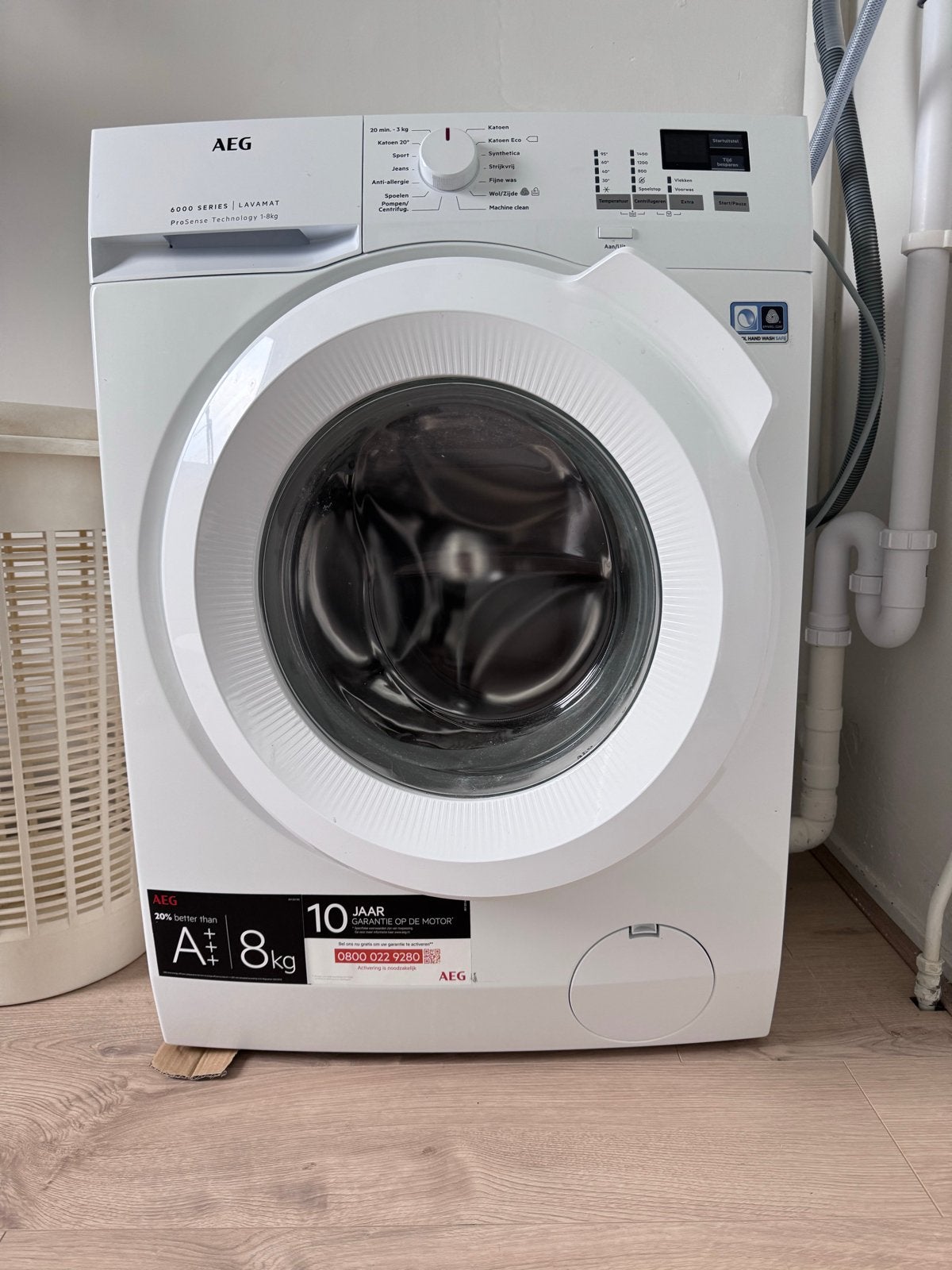 AEG Lavamat 8kg Wasmachine - Zo goed als nieuw, Witgoed en Apparatuur, Ophalen, 6 tot 8 kg, Zo goed als nieuw, Energieklasse A of zuiniger