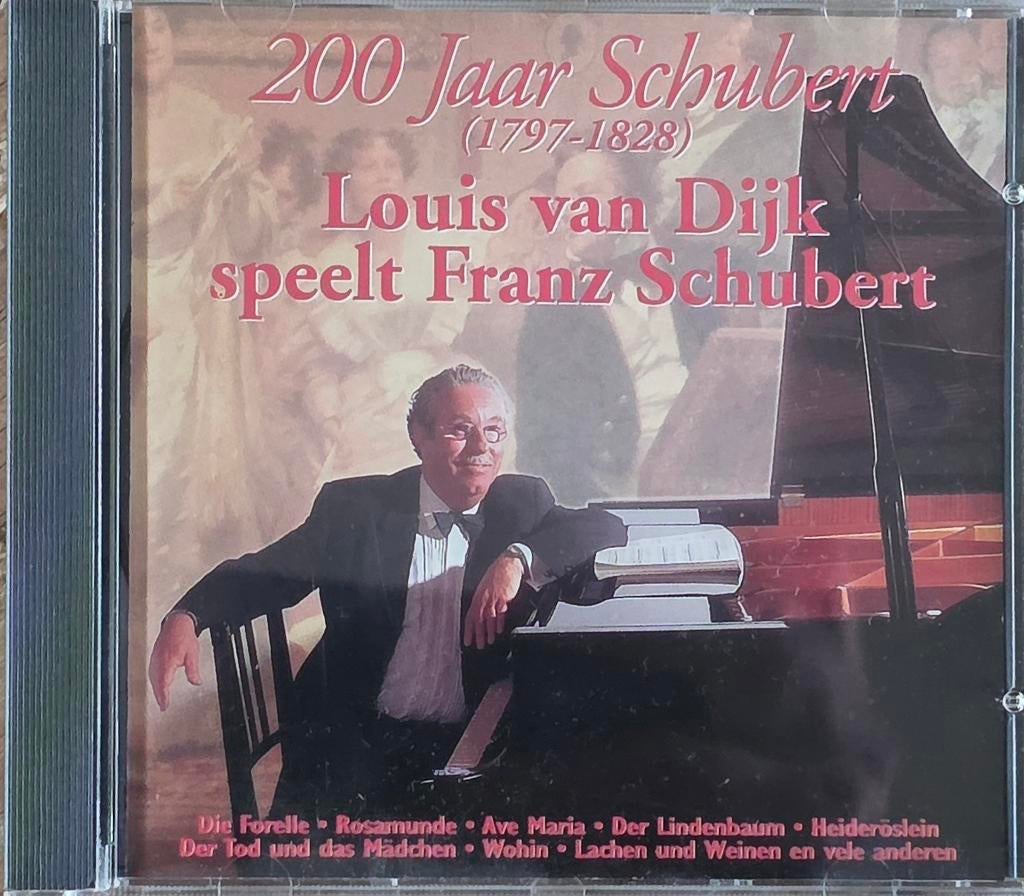 Louis van Dijk speelt Franz Schubert - 200 Jaar Schubert CD, Ophalen of Verzenden, Romantiek, Zo goed als nieuw, Vocaal