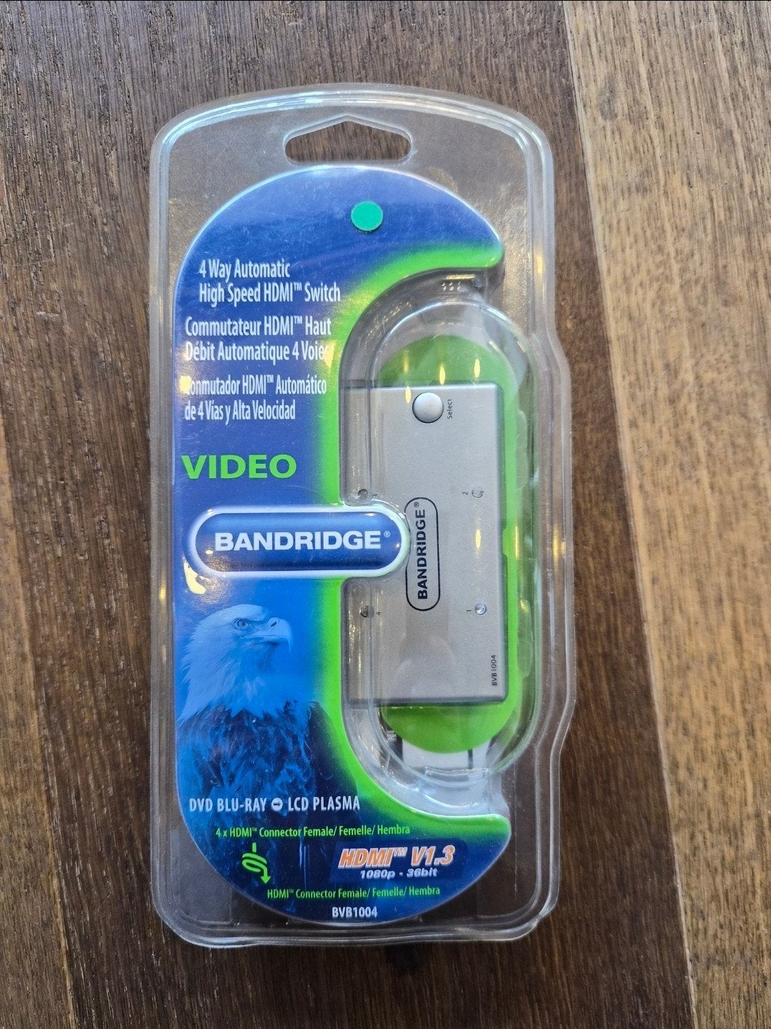Bandridge 4-weg automatische HDMI-schakelaar HDMI Switch, Ophalen of Verzenden, Nieuw